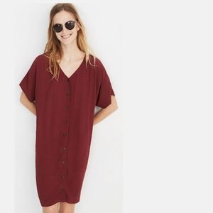Madewell Button Front Easy Dress XXS NWT